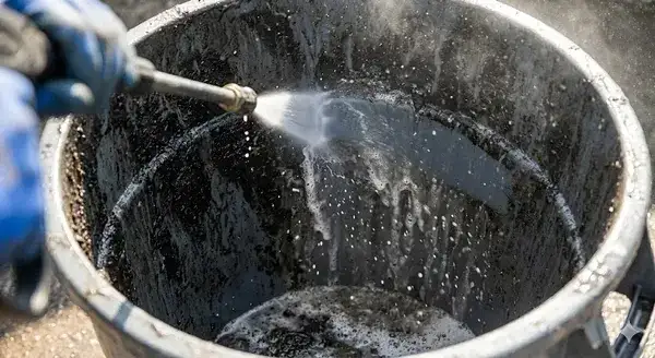 Garbage Can Cleaning